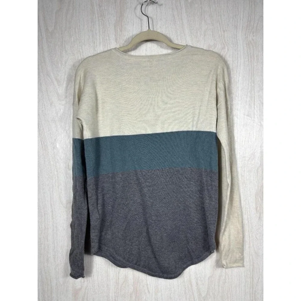 Smartwool Merino Wool Sweater Colorblock Crewneck Cozy Outdoor Knit Women's S